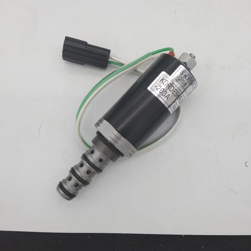 Vanne électromagnétique de pompe hydraulique de KDRDE5KR-20 40C07-203A pour SK200-6 SK200-3 DH200-7 EC210