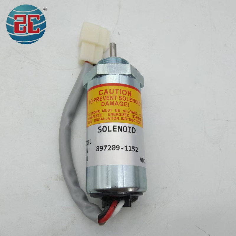 897209-1152 excavatrice Stop Solenoid Valve pour HITACHI MV2-40 EX40 SK75 4LE1 4LE2