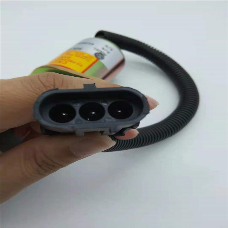 Ajustement de vanne électromagnétique de 612600180175 arrêts pour la prise de noir de pièce de moteur de chargeur de roue de DOOSAN DX50