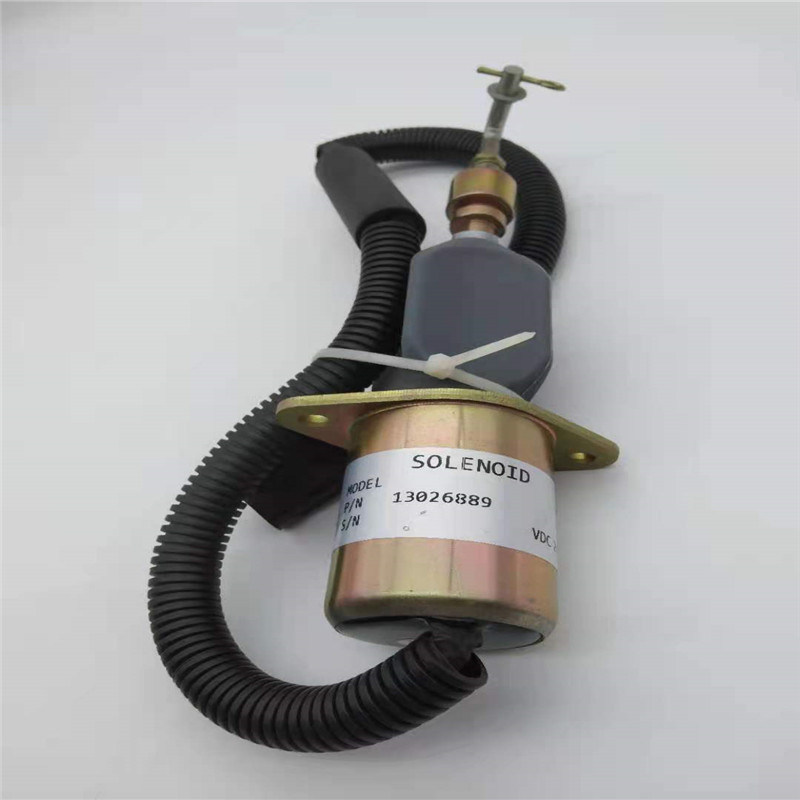 Ajustement de vanne électromagnétique de 13026889 arrêts pour la prise 24V de noir de pièce de moteur diesel de DEUTZ 226B