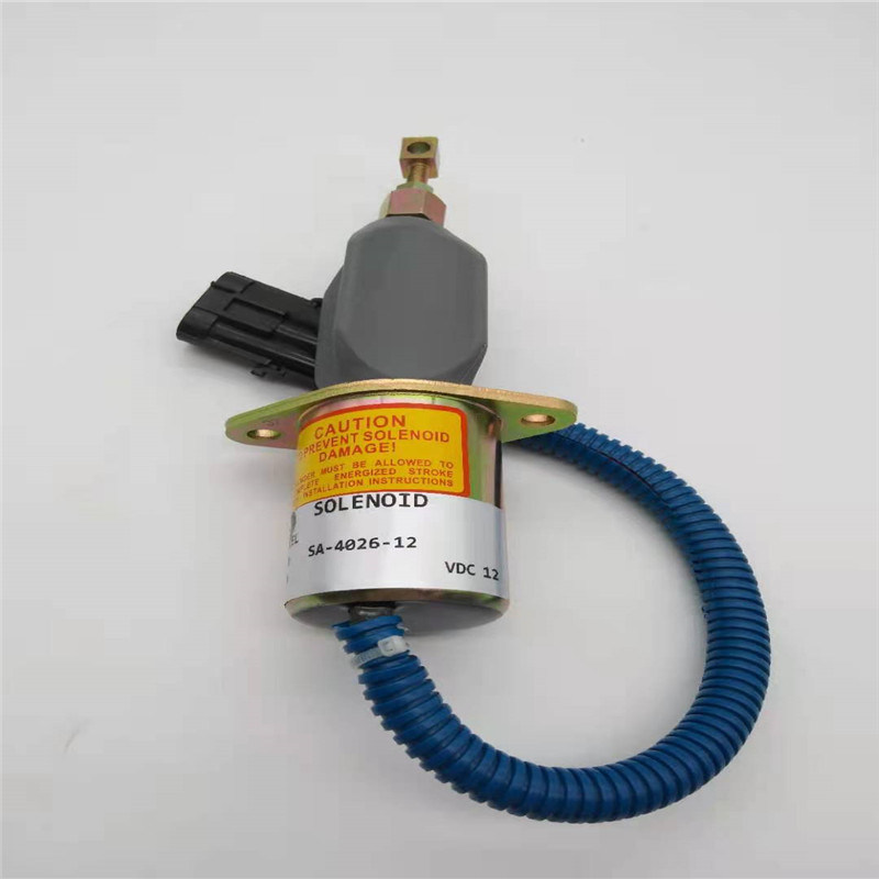 Ajustement de vanne électromagnétique de l'arrêt SA-4026-12 pour le Ram 94 de Dodge Cummins 98 12V noir Pulg