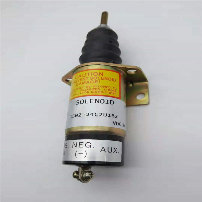 Ajustement de vanne électromagnétique de l'arrêt 1502-24C2U1B2 pour l'excavatrice Engine 24V de Woodward Cummins