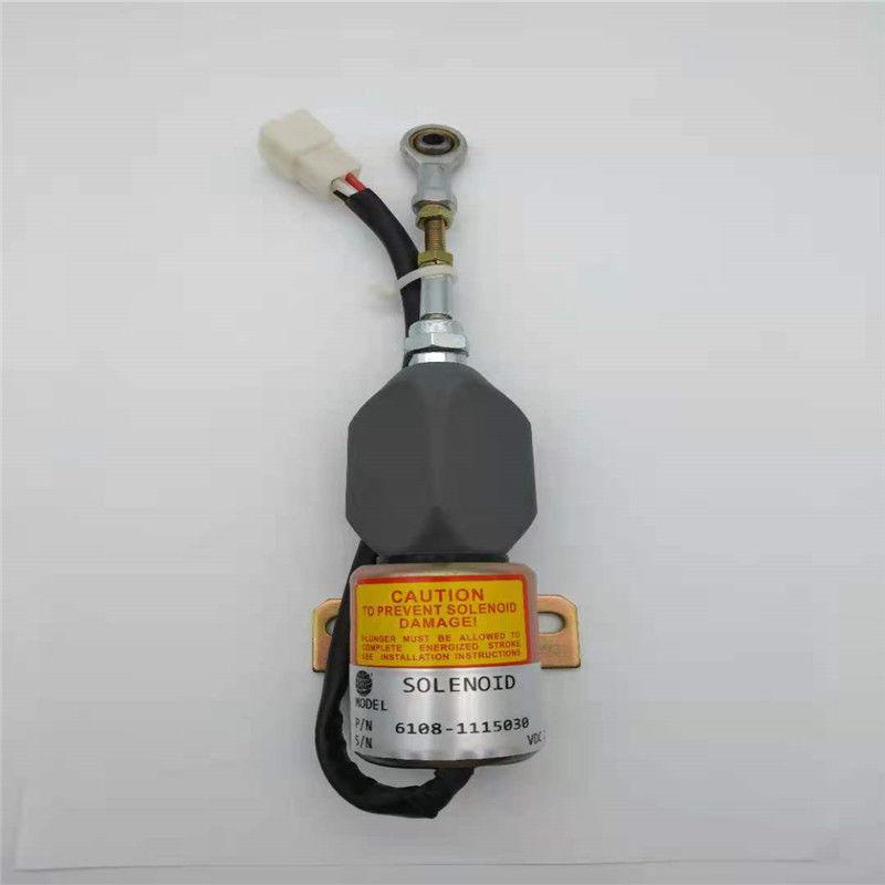 6108-1115030 la vanne électromagnétique d'arrêt 24V s'est adaptée pour l'excavatrice Engine de YUCHAI YC85 YC135