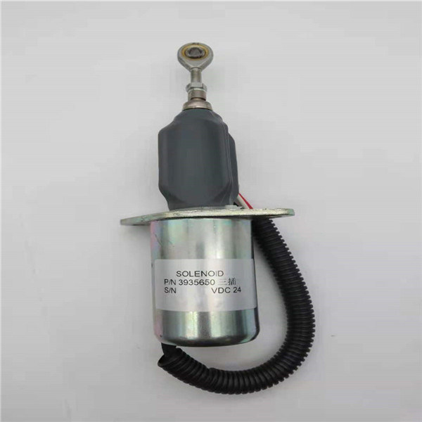Ajustement triangulaire de vanne électromagnétique d'arrêt de la prise 3935650 pour l'excavatrice Engine Parts de Cummins 6CT