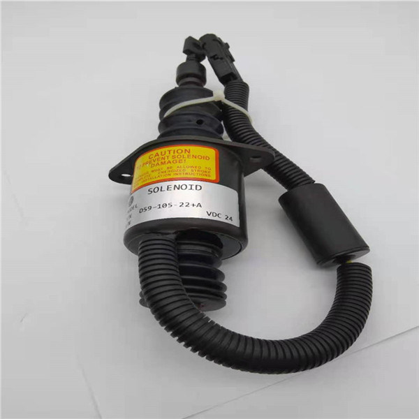 Ajustement de vanne électromagnétique d'arrêt de D59-105-22+A pour D4114/D6114/D9-220 LiuGong/excavatrice Loaders de ShangChai
