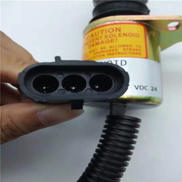 Ajustement de vanne électromagnétique de l'arrêt SA-3799-24 pour Hitachi/KOMATSU/Katel Excavator Engine
