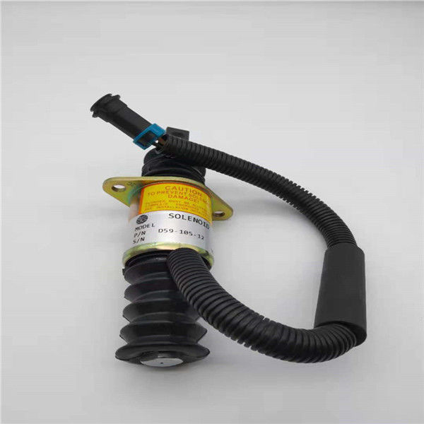 La vanne électromagnétique de l'arrêt D59-105-12 24V a adapté pour XiaGong 951/953 excavatrice de chargeur de ShangChai D6114