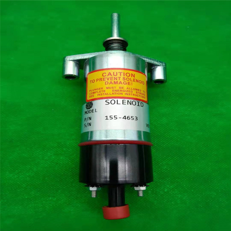 155-4653 vanne électromagnétique de Diesel Engine Stop d'excavatrice 24V pour CAT E330 330B 330C
