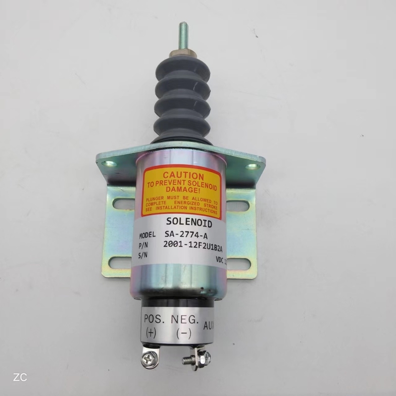 La vanne électromagnétique d'arrêt de ZC 2001-12F2U1B2A SA-2774-A 12V a arrêté les ajustements 4D33